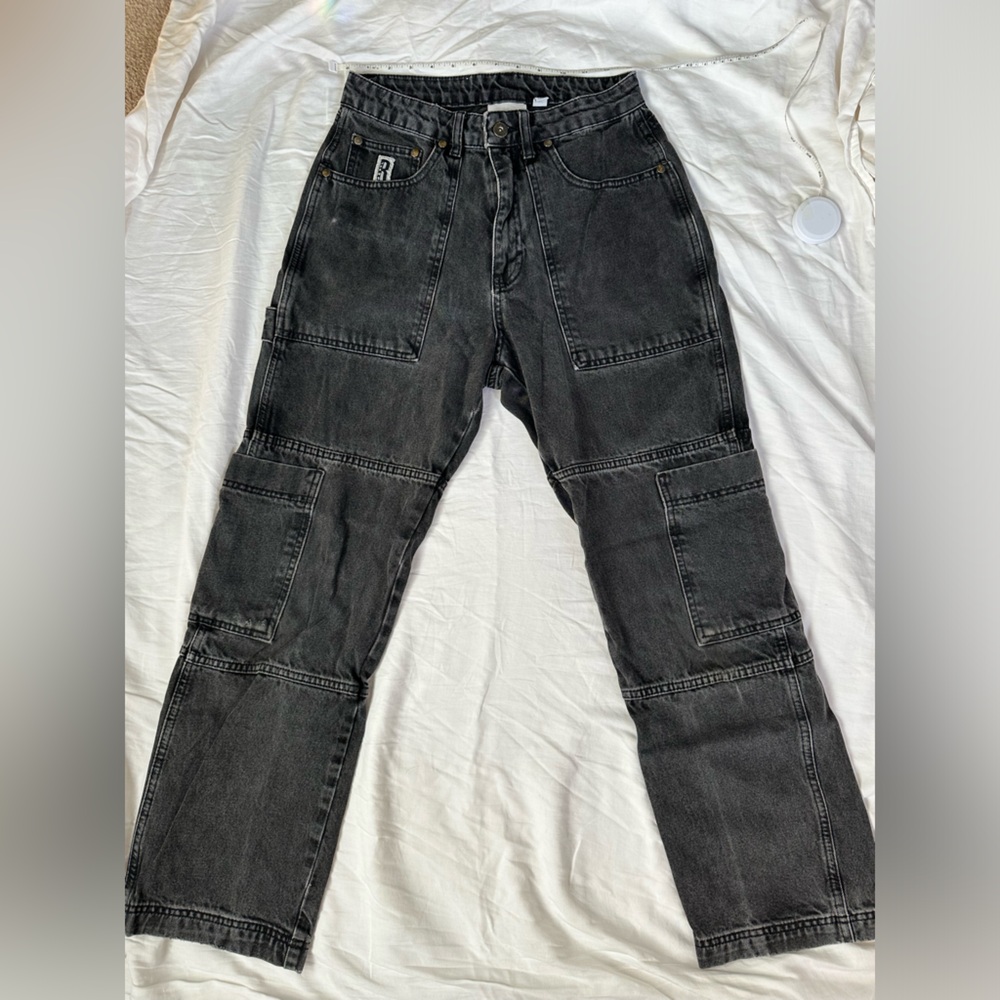 Urban Outfitters Black Utility Carpenter Pants